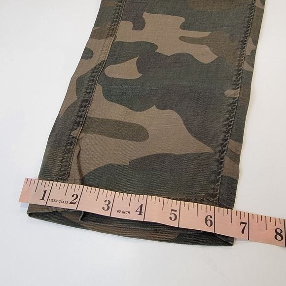 Blank NYC Camo Linen Blend Cargo Crop Pant Size 24 NWT! - Picture 12 of 15